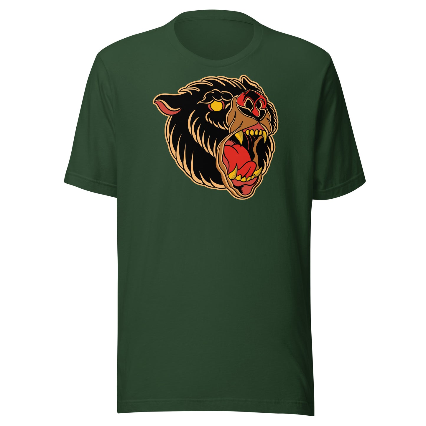 Roaring Bear | Traditional Tattoo | Bella + Canvas| Unisex t-shirt