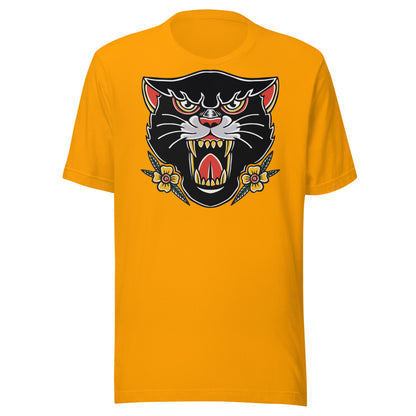 Panther Head | Traditional Tattoo | Bella + Canvas| Unisex t-shirt