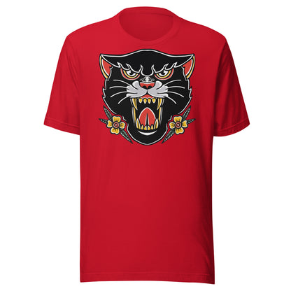 Panther Head | Traditional Tattoo | Bella + Canvas| Unisex t-shirt