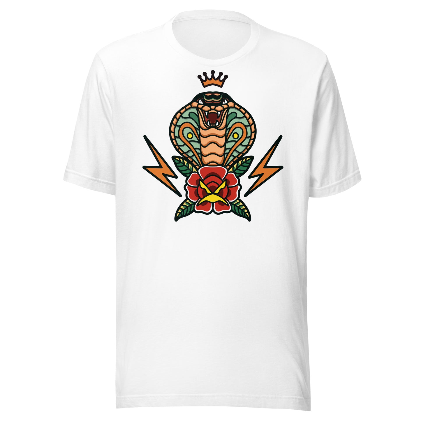 Cobra Rose | Traditional Tattoo | Bella + Canvas| Unisex t-shirt