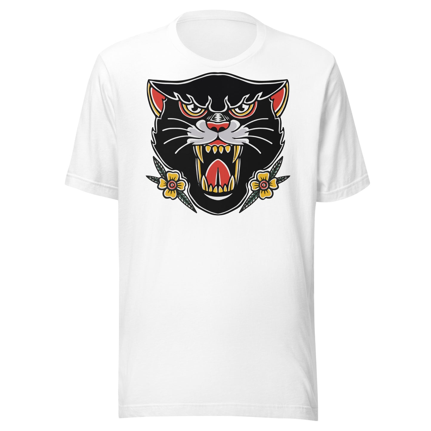 Panther Head | Traditional Tattoo | Bella + Canvas| Unisex t-shirt