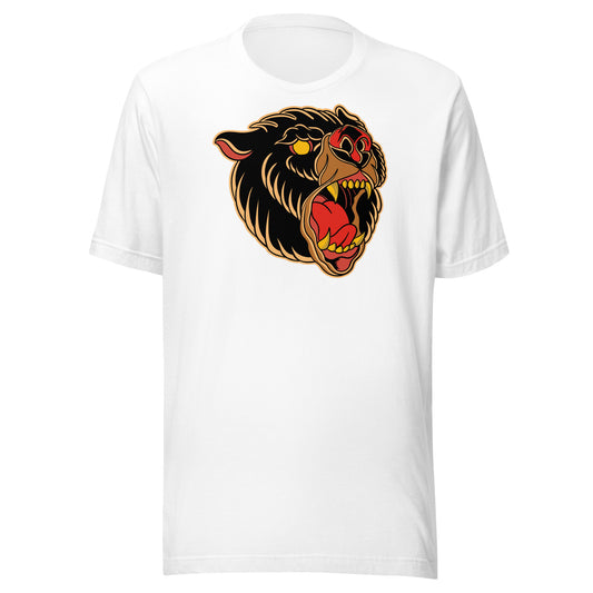 Roaring Bear | Traditional Tattoo | Bella + Canvas| Unisex t-shirt